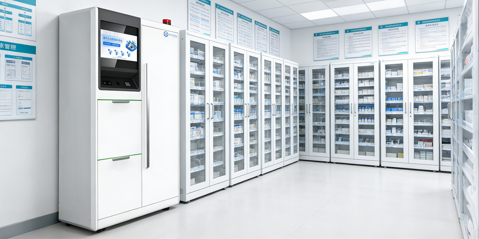 基于RFID识别的智能毒麻品柜：医疗系统敏