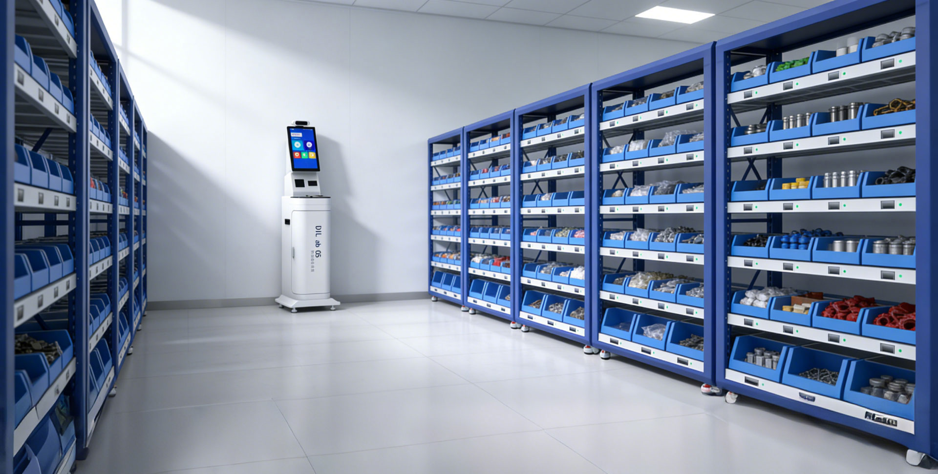 企业平面库改造：货物智能亮灯拣选系统